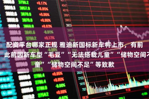 配资平台哪家正规 雅迪新国标新车将上市，有前后座和车筐；此前因新车型“毛豆”“无法搭载儿童”“储物空间不足”等致歉